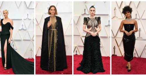 Selain Natalie Portman Inilah Selebriti Yang Tampil Glamor Dalam Busana Serba Hitam Di Oscar 2020 Glitzmedia Co